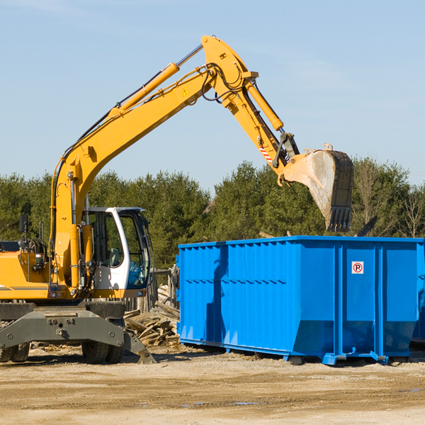 what kind of customer support is available for residential dumpster rentals in Columbia Falls ME